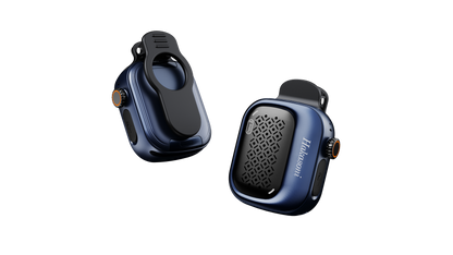 Hakasoni‑New2‑Wearable‑Speaker‑Ocean Blue‑Collar Clip
