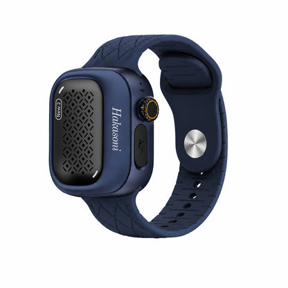 Hakasoni‑New2‑Wearable‑Speaker‑Ocean Blue‑WatchStrap